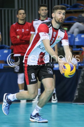  23.09.2016 RZESZOW <br />SIATKOWKA SEZON 2016/2017 MEN VOLLEYBALL <br />MECZ TOWARZYSKI<br />MECZ ASSECO RESOVIA RZESZOW - JASTRZEBSKI WEGIEL <br />N/Z DAWID DRYJA SYLWETKA <br /> 