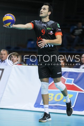  23.09.2016 RZESZOW <br />SIATKOWKA SEZON 2016/2017 MEN VOLLEYBALL <br />MECZ TOWARZYSKI<br />MECZ ASSECO RESOVIA RZESZOW - JASTRZEBSKI WEGIEL <br />N/Z JASON DE ROCCO SYLWETKA <br /> 