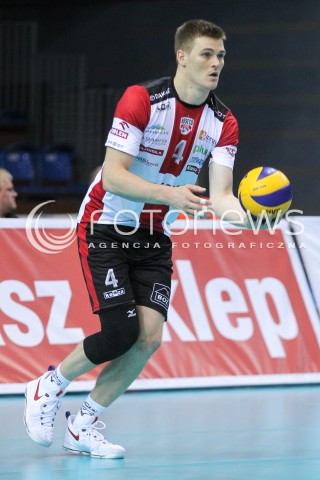  23.09.2016 RZESZOW <br />SIATKOWKA SEZON 2016/2017 MEN VOLLEYBALL <br />MECZ TOWARZYSKI<br />MECZ ASSECO RESOVIA RZESZOW - JASTRZEBSKI WEGIEL <br />N/Z JOHN GORDON PERRIN SYLWETKA <br /> 