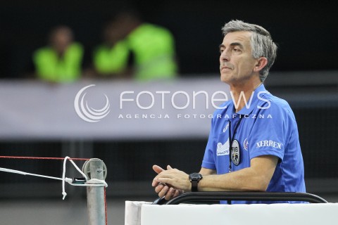  23.09.2016 RZESZOW <br />SIATKOWKA SEZON 2016/2017 MEN VOLLEYBALL <br />MECZ TOWARZYSKI<br />MECZ ASSECO RESOVIA RZESZOW - JASTRZEBSKI WEGIEL <br />N/Z SEDZIA PIOTR DUDEK <br /> 