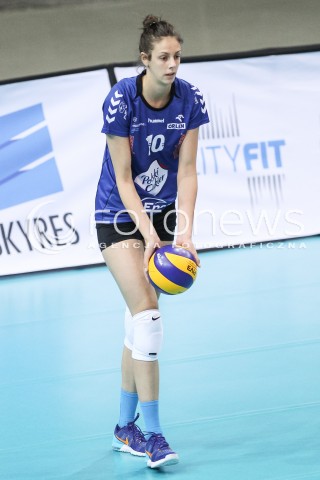  01.10.2016 RZESZOW <br />SIATKOWKA SEZON 2016/2017 WOMEN VOLLEYBALL <br />IV TURNIEJ O PUCHAR FIRMY DEVELOPRES<br />MECZ DEVELOPRES RZESZOW - MUSZYNIANKA ENEA MUSZYNA<br />N/Z NATASA CIKIRIZ SYLWETKA <br /> 