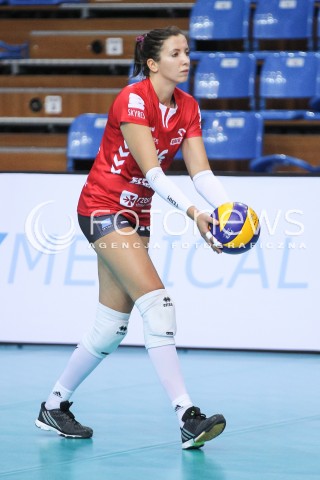  01.10.2016 RZESZOW <br />SIATKOWKA SEZON 2016/2017 WOMEN VOLLEYBALL <br />IV TURNIEJ O PUCHAR FIRMY DEVELOPRES<br />MECZ DEVELOPRES RZESZOW - MUSZYNIANKA ENEA MUSZYNA<br />N/Z KLAUDIA KACZOROWSKA SYLWETKA <br /> 