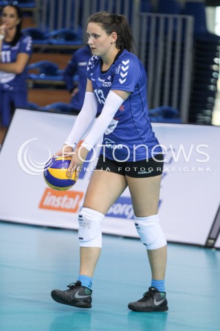  01.10.2016 RZESZOW <br />SIATKOWKA SEZON 2016/2017 WOMEN VOLLEYBALL <br />IV TURNIEJ O PUCHAR FIRMY DEVELOPRES<br />MECZ DEVELOPRES RZESZOW - MUSZYNIANKA ENEA MUSZYNA<br />N/Z ALEKSANDRA WOJCIK SYLWETKA <br /> 