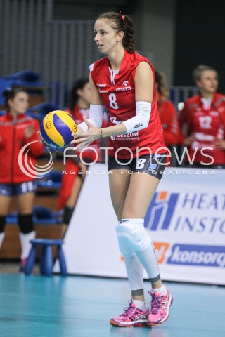  01.10.2016 RZESZOW <br />SIATKOWKA SEZON 2016/2017 WOMEN VOLLEYBALL <br />IV TURNIEJ O PUCHAR FIRMY DEVELOPRES<br />MECZ DEVELOPRES RZESZOW - MUSZYNIANKA ENEA MUSZYNA<br />N/Z ANNA KACZMAR SYLWETKA <br /> 