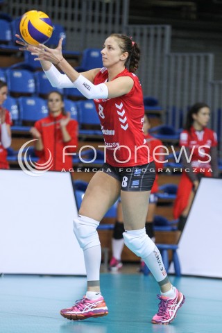  01.10.2016 RZESZOW <br />SIATKOWKA SEZON 2016/2017 WOMEN VOLLEYBALL <br />IV TURNIEJ O PUCHAR FIRMY DEVELOPRES<br />MECZ DEVELOPRES RZESZOW - MUSZYNIANKA ENEA MUSZYNA<br />N/Z ANNA KACZMAR SYLWETKA <br /> 