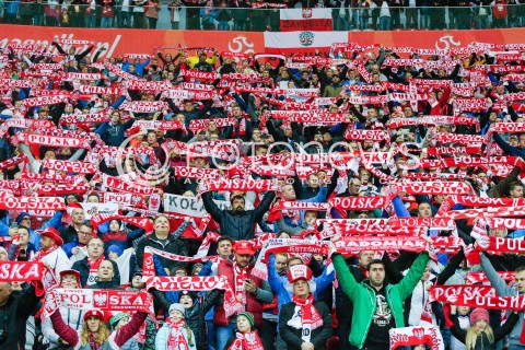  11.10.2016 WARSZAWA PILKA NOZNA <br />FOOTBALL POLISH ELIMINACJE MS 2018<br />MECZ POLSKA - ARMENIA NA STADIONIE NARODOWYM<br />N/Z POLSCY KIBICE DOPING EMOCJE SZALIKI<br /> 