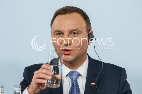  15.10.2016 RZESZOW <br />SPOTKANIE PREZYDENTOW PANSTW GRUPY WYSZEHRADZKIEJ W RZESZOWIE<br />N/Z ANDRZEJ DUDA ( PREZYDENT RP POLSKI ) <br /> 