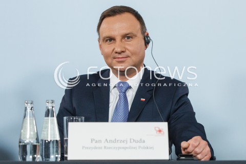 15.10.2016 RZESZOW <br />SPOTKANIE PREZYDENTOW PANSTW GRUPY WYSZEHRADZKIEJ W RZESZOWIE<br />N/Z ANDRZEJ DUDA ( PREZYDENT RP POLSKI ) <br /> 