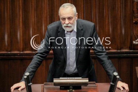  20.10.2016 WARSZAWA SEJM<br />POSIEDZENIE SEJMU RP<br />N/Z RAFAL GRUPINSKI <br /> 