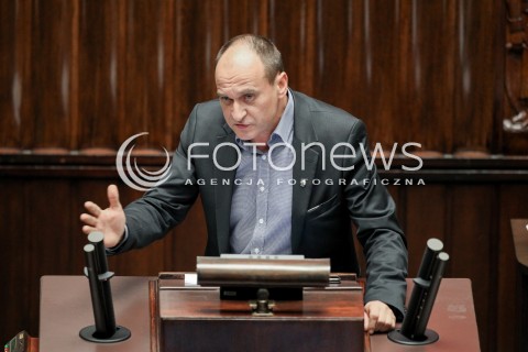  20.10.2016 WARSZAWA SEJM<br />POSIEDZENIE SEJMU RP<br />N/Z PAWEL KUKIZ <br /> 