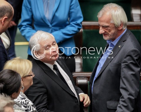  20.10.2016 WARSZAWA SEJM<br />POSIEDZENIE SEJMU RP<br />N/Z JAROSLAW KACZYNSKI RYSZARD TERLECKI <br /> 