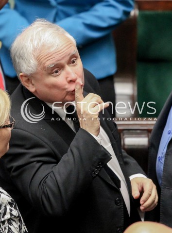 20.10.2016 WARSZAWA SEJM<br />POSIEDZENIE SEJMU RP<br />N/Z JAROSLAW KACZYNSKI <br /> 