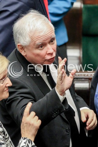  20.10.2016 WARSZAWA SEJM<br />POSIEDZENIE SEJMU RP<br />N/Z JAROSLAW KACZYNSKI <br /> 