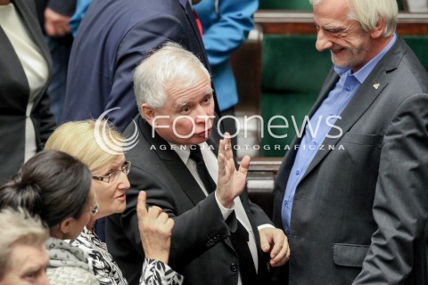  20.10.2016 WARSZAWA SEJM<br />POSIEDZENIE SEJMU RP<br />N/Z JAROSLAW KACZYNSKI <br /> 