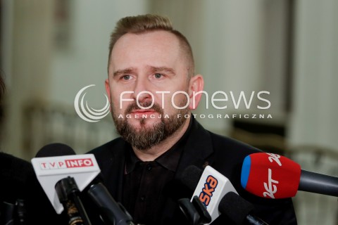  20.10.2016 WARSZAWA SEJM<br />POSIEDZENIE SEJMU RP<br />N/Z PIOTR LIROY MARZEC <br /> 