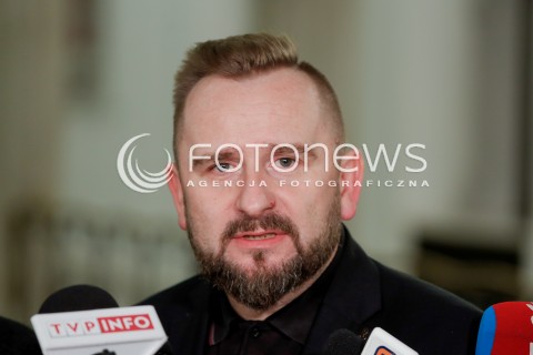  20.10.2016 WARSZAWA SEJM<br />POSIEDZENIE SEJMU RP<br />N/Z PIOTR LIROY MARZEC <br /> 