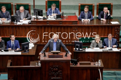  20.10.2016 WARSZAWA SEJM<br />POSIEDZENIE SEJMU RP<br />N/Z RYSZARD TERLECKI MAREK KUCHCINSKI<br /> 