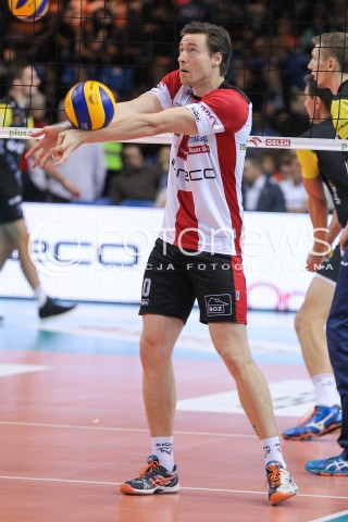  21.10.2016 RZESZOW<br />SIATKOWKA PLUSLIGA 2016/2017 MEN VOLLEYBALL POLAND POLISH PLUS LIGA LEAGUE SEASON 2016/2017<br />MECZ ASSECO RESOVIA RZESZOW - LOTOS TREFL GDANSK <br />N/Z JOCHEN SCHOPS SYLWETKA <br /> 