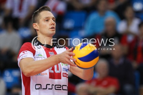  21.10.2016 RZESZOW<br />SIATKOWKA PLUSLIGA 2016/2017 MEN VOLLEYBALL POLAND POLISH PLUS LIGA LEAGUE SEASON 2016/2017<br />MECZ ASSECO RESOVIA RZESZOW - LOTOS TREFL GDANSK <br />N/Z FREDERIC WINTERS SYLWETKA <br /> 