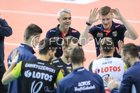  21.10.2016 RZESZOW<br />SIATKOWKA PLUSLIGA 2016/2017 MEN VOLLEYBALL POLAND POLISH PLUS LIGA LEAGUE SEASON 2016/2017<br />MECZ ASSECO RESOVIA RZESZOW - LOTOS TREFL GDANSK <br />N/Z ANDREA ANASTASI - I TRENER ( HEAD COACH ) <br /> 