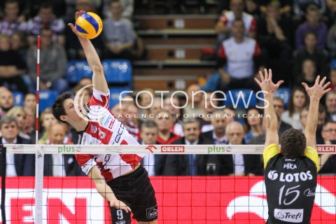  21.10.2016 RZESZOW<br />SIATKOWKA PLUSLIGA 2016/2017 MEN VOLLEYBALL POLAND POLISH PLUS LIGA LEAGUE SEASON 2016/2017<br />MECZ ASSECO RESOVIA RZESZOW - LOTOS TREFL GDANSK <br />N/Z THIBAULT ROSSARD <br /> 