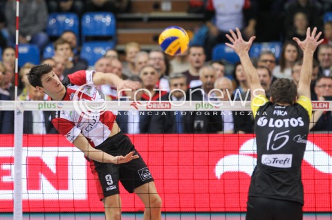  21.10.2016 RZESZOW<br />SIATKOWKA PLUSLIGA 2016/2017 MEN VOLLEYBALL POLAND POLISH PLUS LIGA LEAGUE SEASON 2016/2017<br />MECZ ASSECO RESOVIA RZESZOW - LOTOS TREFL GDANSK <br />N/Z THIBAULT ROSSARD <br /> 