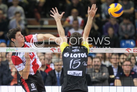  21.10.2016 RZESZOW<br />SIATKOWKA PLUSLIGA 2016/2017 MEN VOLLEYBALL POLAND POLISH PLUS LIGA LEAGUE SEASON 2016/2017<br />MECZ ASSECO RESOVIA RZESZOW - LOTOS TREFL GDANSK <br />N/Z THIBAULT ROSSARD <br /> 