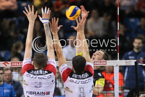  21.10.2016 RZESZOW<br />SIATKOWKA PLUSLIGA 2016/2017 MEN VOLLEYBALL POLAND POLISH PLUS LIGA LEAGUE SEASON 2016/2017<br />MECZ ASSECO RESOVIA RZESZOW - LOTOS TREFL GDANSK <br />N/Z SZYMON ROMAC <br /> 