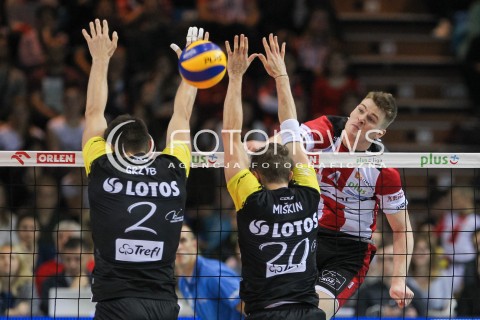  21.10.2016 RZESZOW<br />SIATKOWKA PLUSLIGA 2016/2017 MEN VOLLEYBALL POLAND POLISH PLUS LIGA LEAGUE SEASON 2016/2017<br />MECZ ASSECO RESOVIA RZESZOW - LOTOS TREFL GDANSK <br />N/Z JOHN GORDON PERRIN <br /> 