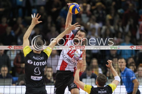  21.10.2016 RZESZOW<br />SIATKOWKA PLUSLIGA 2016/2017 MEN VOLLEYBALL POLAND POLISH PLUS LIGA LEAGUE SEASON 2016/2017<br />MECZ ASSECO RESOVIA RZESZOW - LOTOS TREFL GDANSK <br />N/Z MARCIN MOZDZONEK <br /> 