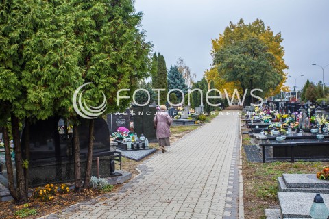  23.10.2016 CMENTARZ KOMUNALNY W PIASECZNIE<br />ZDJECIE ILUSTRACYJNE<br />N/Z NAGROBKI NA CMENTARZU KOMUNALNYM W PIASECZNIE<br /> 