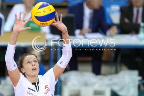  23.10.2016 RZESZOW<br />SIATKOWKA ORLEN LIGA 2016/2017 WOMEN VOLLEYBALL POLAND POLISH ORLENLIGA LEAGUE SEASON 2016/2017<br />MECZ DEVELOPRES SKYRES RZESZOW - BUDOWLANI LODZ <br />N/Z ANNA KACZMAR SYLWETKA <br /> 