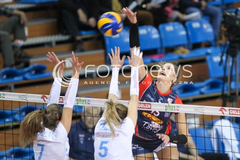  23.10.2016 RZESZOW<br />SIATKOWKA ORLEN LIGA 2016/2017 WOMEN VOLLEYBALL POLAND POLISH ORLENLIGA LEAGUE SEASON 2016/2017<br />MECZ DEVELOPRES SKYRES RZESZOW - BUDOWLANI LODZ <br />N/Z KAJA GROBELNA <br /> 