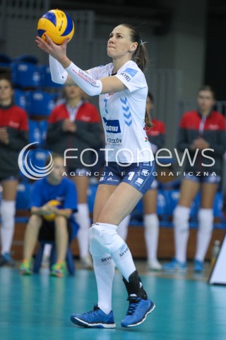  23.10.2016 RZESZOW<br />SIATKOWKA ORLEN LIGA 2016/2017 WOMEN VOLLEYBALL POLAND POLISH ORLENLIGA LEAGUE SEASON 2016/2017<br />MECZ DEVELOPRES SKYRES RZESZOW - BUDOWLANI LODZ <br />N/Z KREMENA KAMENOVA SYLWETKA <br /> 