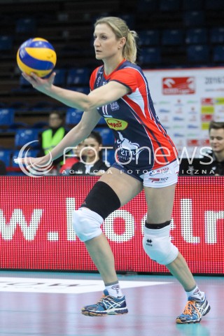  23.10.2016 RZESZOW<br />SIATKOWKA ORLEN LIGA 2016/2017 WOMEN VOLLEYBALL POLAND POLISH ORLENLIGA LEAGUE SEASON 2016/2017<br />MECZ DEVELOPRES SKYRES RZESZOW - BUDOWLANI LODZ <br />N/Z SYLWIA PYCIA SYLWETKA <br /> 