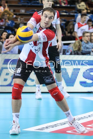  30.10.2016 RZESZOW<br />SIATKOWKA PLUSLIGA 2016/2017 MEN VOLLEYBALL POLAND POLISH PLUS LIGA LEAGUE SEASON 2016/2017<br />MECZ ASSECO RESOVIA RZESZOW - CERRAD CZARNI RADOM <br />N/Z MARKO IVOVIC SYLWETKA <br /> 