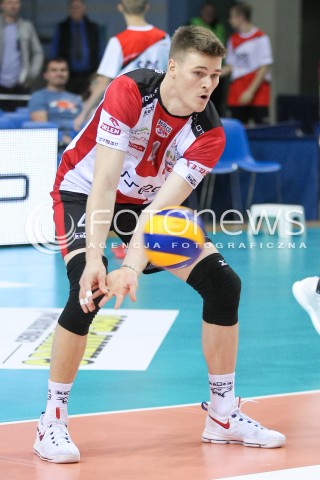  30.10.2016 RZESZOW<br />SIATKOWKA PLUSLIGA 2016/2017 MEN VOLLEYBALL POLAND POLISH PLUS LIGA LEAGUE SEASON 2016/2017<br />MECZ ASSECO RESOVIA RZESZOW - CERRAD CZARNI RADOM <br />N/Z JOHN GORDON PERRIN SYLWETKA <br /> 