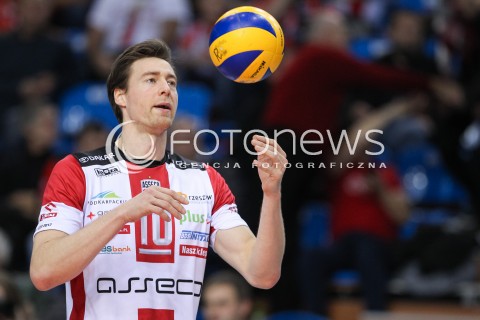  30.10.2016 RZESZOW<br />SIATKOWKA PLUSLIGA 2016/2017 MEN VOLLEYBALL POLAND POLISH PLUS LIGA LEAGUE SEASON 2016/2017<br />MECZ ASSECO RESOVIA RZESZOW - CERRAD CZARNI RADOM <br />N/Z JOCHEN SCHOPS SYLWETKA <br /> 