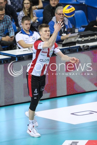  30.10.2016 RZESZOW<br />SIATKOWKA PLUSLIGA 2016/2017 MEN VOLLEYBALL POLAND POLISH PLUS LIGA LEAGUE SEASON 2016/2017<br />MECZ ASSECO RESOVIA RZESZOW - CERRAD CZARNI RADOM <br />N/Z JOHN GORDON PERRIN SYLWETKA <br /> 