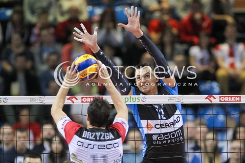  30.10.2016 RZESZOW<br />SIATKOWKA PLUSLIGA 2016/2017 MEN VOLLEYBALL POLAND POLISH PLUS LIGA LEAGUE SEASON 2016/2017<br />MECZ ASSECO RESOVIA RZESZOW - CERRAD CZARNI RADOM <br />N/Z EMANUEL KOHUT FABIAN DRZYZGA <br /> 
