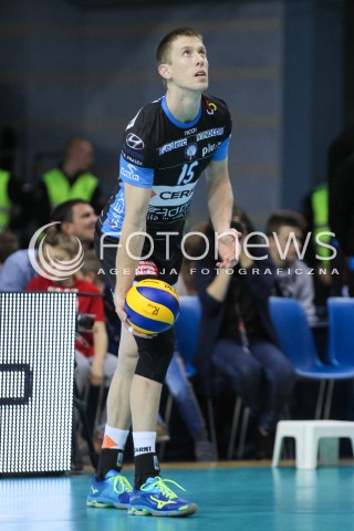  30.10.2016 RZESZOW<br />SIATKOWKA PLUSLIGA 2016/2017 MEN VOLLEYBALL POLAND POLISH PLUS LIGA LEAGUE SEASON 2016/2017<br />MECZ ASSECO RESOVIA RZESZOW - CERRAD CZARNI RADOM <br />N/Z DAVID SMITH SYLWETKA <br /> 