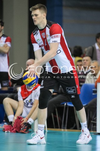  30.10.2016 RZESZOW<br />SIATKOWKA PLUSLIGA 2016/2017 MEN VOLLEYBALL POLAND POLISH PLUS LIGA LEAGUE SEASON 2016/2017<br />MECZ ASSECO RESOVIA RZESZOW - CERRAD CZARNI RADOM <br />N/Z JOHN GORDON PERRIN SYLWETKA <br /> 