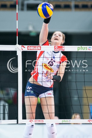  31.10.2016 LODZ SIATKOWKA <br />
ORLEN LIGA  SEZON 2016/2017 <br />
BEEF MASTER BUDOWLANI LODZ - KSZO OSTROWIEC SWIETOKRZYSKI<br />
N/Z KAJA GROBELNA SYLWETKA<br />
 