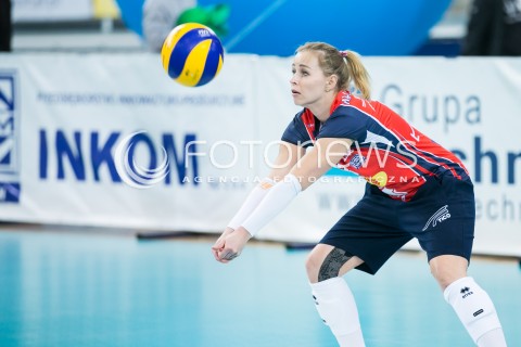  31.10.2016 LODZ SIATKOWKA <br />
ORLEN LIGA  SEZON 2016/2017 <br />
BEEF MASTER BUDOWLANI LODZ - KSZO OSTROWIEC SWIETOKRZYSKI<br />
N/Z PAULINA MAJ-ERWARDT SYLWETKA<br />
 