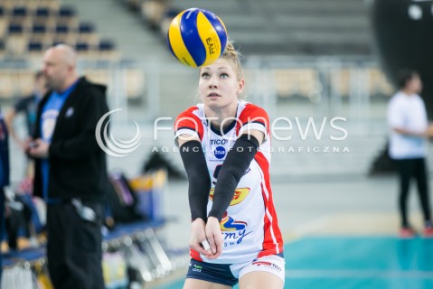  31.10.2016 LODZ SIATKOWKA <br />
ORLEN LIGA  SEZON 2016/2017 <br />
BEEF MASTER BUDOWLANI LODZ - KSZO OSTROWIEC SWIETOKRZYSKI<br />
N/Z MONIKA KUTYLA SYLWETKA<br />
 