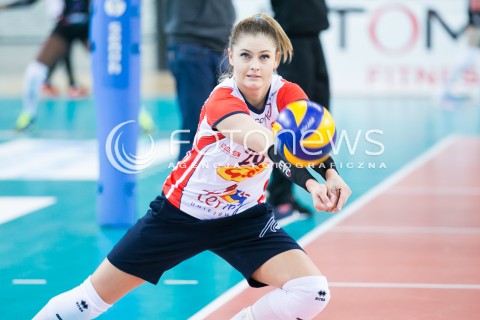  31.10.2016 LODZ SIATKOWKA <br />
ORLEN LIGA  SEZON 2016/2017 <br />
BEEF MASTER BUDOWLANI LODZ - KSZO OSTROWIEC SWIETOKRZYSKI<br />
N/Z MARTYNA GRAJBER SYLWETKA<br />
 