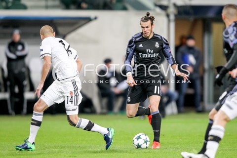  02.11.2016 WARSZAWA PILKA NOZNA STADION LEGII<br />FOOTBALL RUNDA ELIMINACJI UEFA CHAMPIONS LEAGUE<br />MECZ LEGIA WARSZAWA - REAL MADRYT<br />N/Z GARETH BALE <br /> 