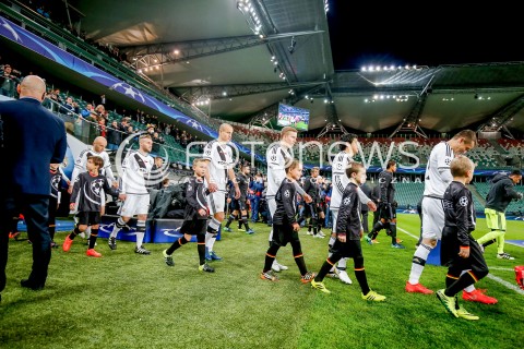  02.11.2016 WARSZAWA PILKA NOZNA STADION LEGII<br />FOOTBALL RUNDA ELIMINACJI UEFA CHAMPIONS LEAGUE<br />MECZ LEGIA WARSZAWA - REAL MADRYT<br />N/Z WYJSCIE LEGII WARSZAWA<br /> 