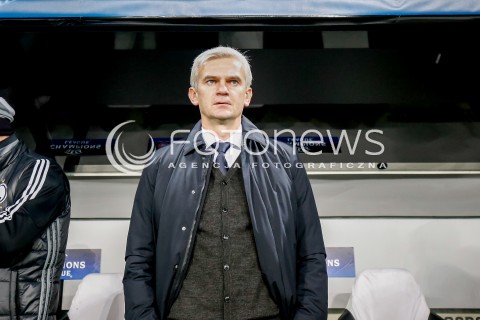  02.11.2016 WARSZAWA PILKA NOZNA STADION LEGII<br />FOOTBALL RUNDA ELIMINACJI UEFA CHAMPIONS LEAGUE<br />MECZ LEGIA WARSZAWA - REAL MADRYT<br />N/Z JACEK MAGIERA - TRENER LEGII ( HEAD COACH ) <br /> 