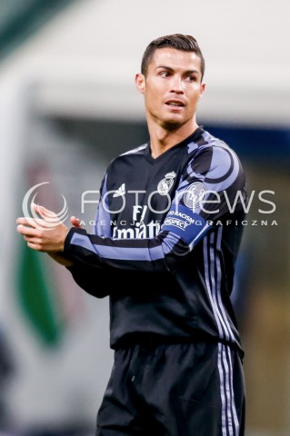  02.11.2016 WARSZAWA PILKA NOZNA STADION LEGII<br />FOOTBALL RUNDA ELIMINACJI UEFA CHAMPIONS LEAGUE<br />MECZ LEGIA WARSZAWA - REAL MADRYT<br />N/Z CRISTIANO RONALDO<br /> 